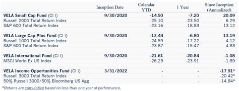 VELA Funds .